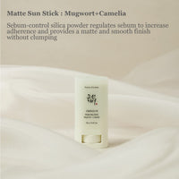 Beauty of Joseon Matte Sun Stick : Mugwort+Camelia SPF 50+ PA++++ (2-Pack)
