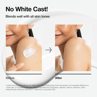 ANUA Zero-Cast Moisturizing Finish Sunscreen SPF50+ PA++++
